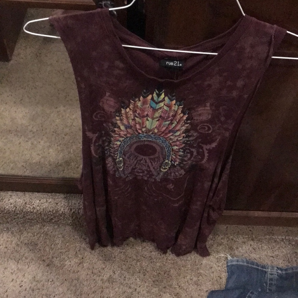 Indian headdress shirt